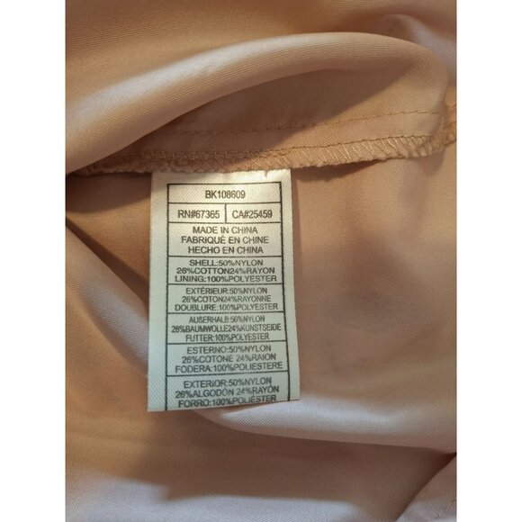 BB Dakota Womens Lace Mini Dress Cream size 6 Peplum Hem Short Sleeve Fairycore - Picture 5 of 9